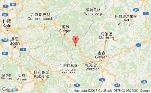 德国港口海格尔haiger港口地图