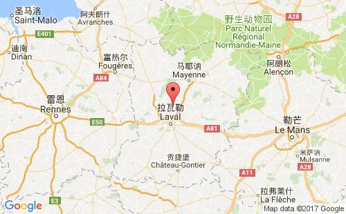 英国港口朗姆lame港口地图