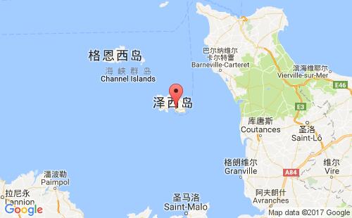 英国港口圣赫利尔st.helier港口地图