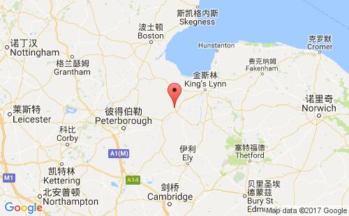英国港口威斯贝奇wisbech港口地图