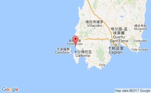 意大利港口利维斯梅porto vesme港口地图